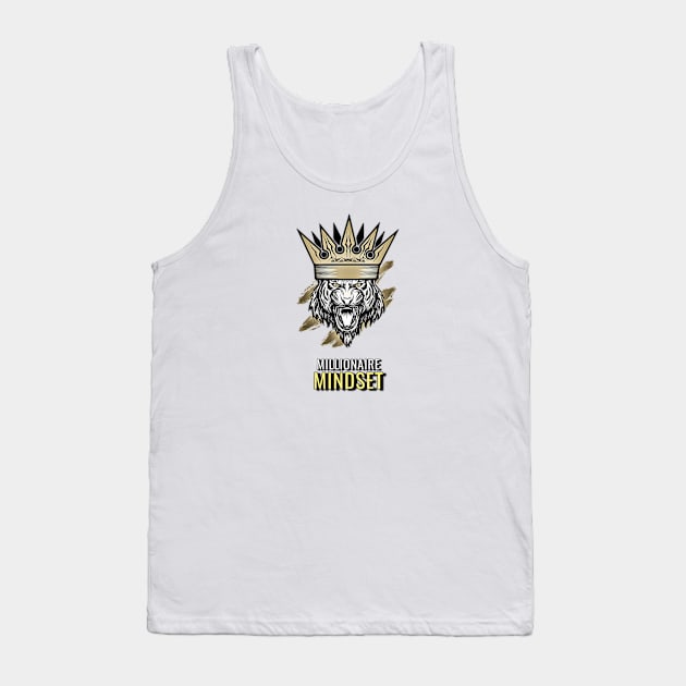 Millionaire Mindset Tank Top by Millionaire Quotes